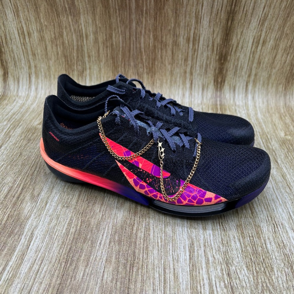 Nike Air Zoom Victory‎ 2 Glam Men's 7 Black Multi Color Track Spikes IM9130-001